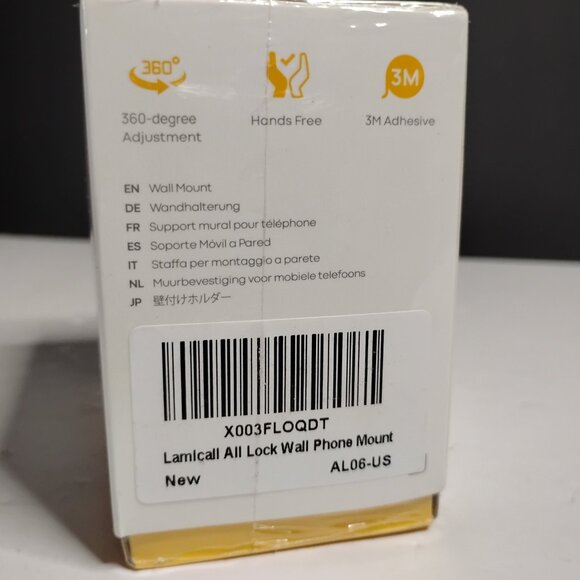 New Lamicall All Lock Wall Mount Kit with Dual Stage Lock, One-hand Operation - Picture 12 of 14